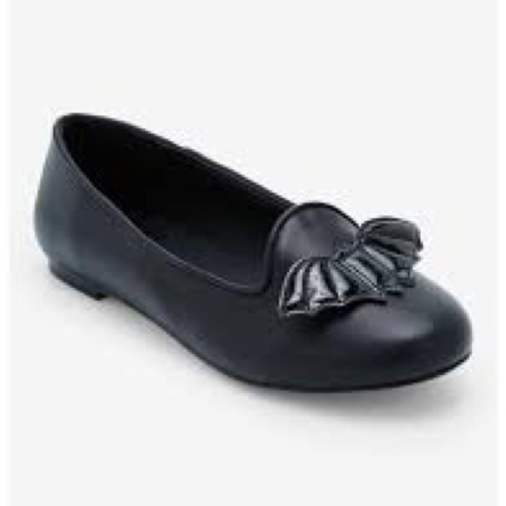 NWT Strangecvlt Black Bat Halloween Shoes Flats